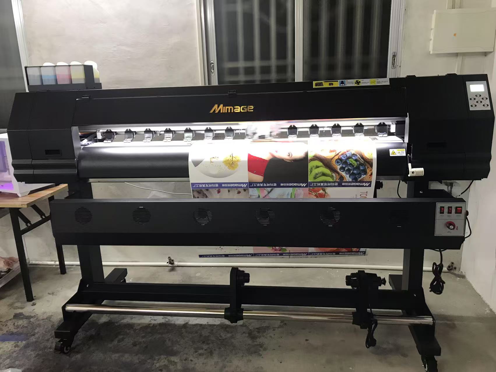 广州潮州客户1.6米双头写真机装机完成