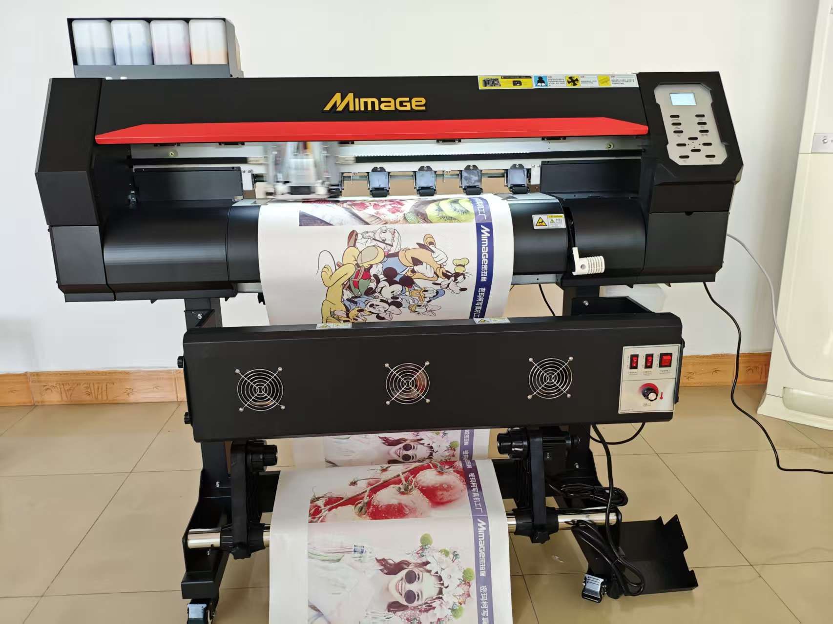 石家庄密码柯70热转印3200单头 打印机装机完成